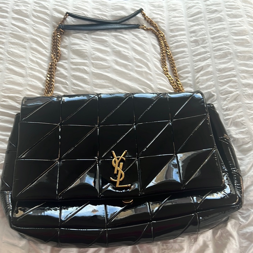 RARE PATENT LEATHER YSL CROSSBODY/SHOULDER BAG